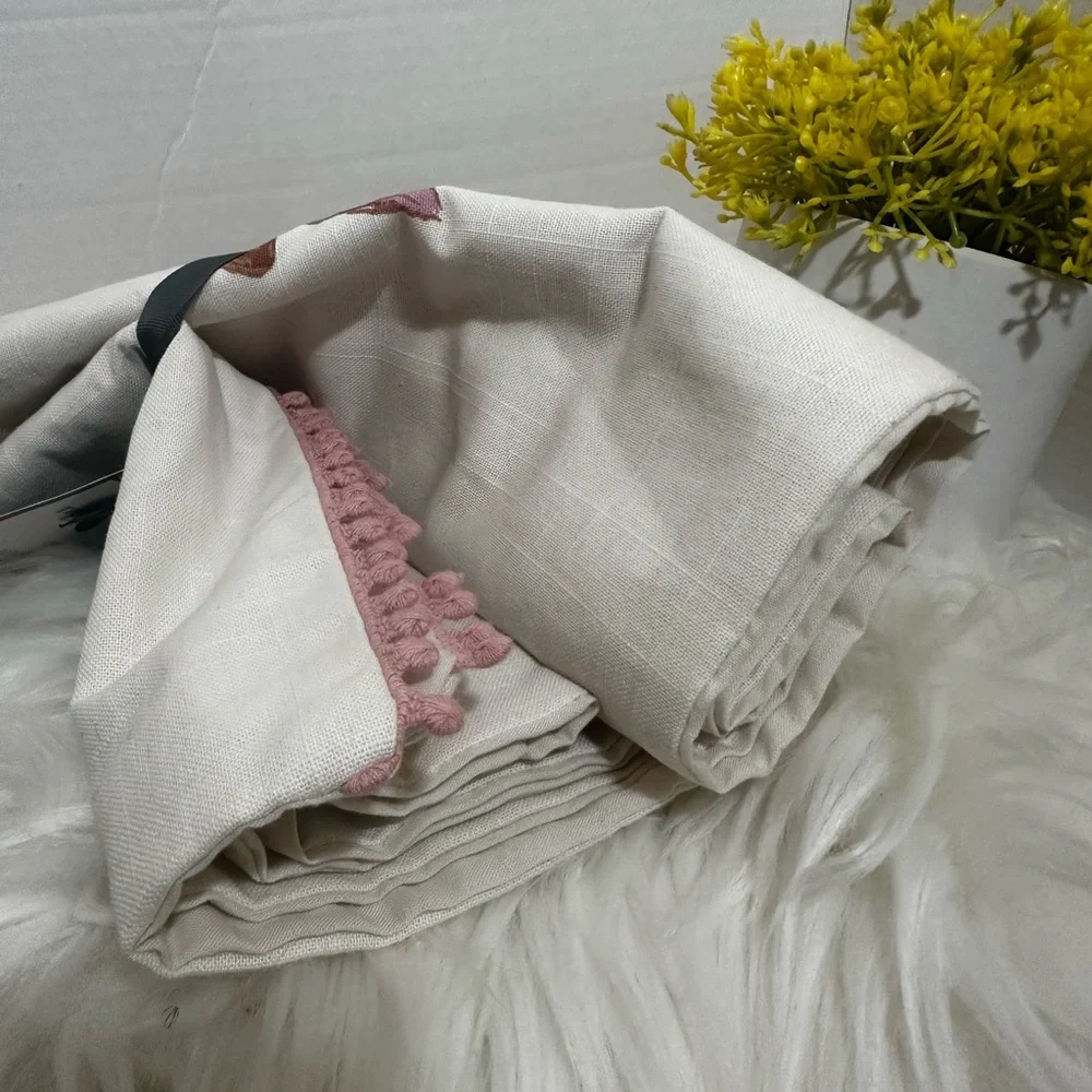 Embroidered Easter Bunny Table Runner